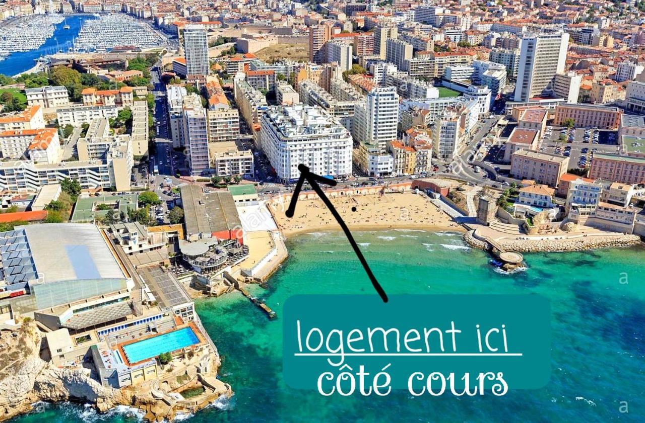 Studio Design Plage Des Catalans Marseille Exterior photo